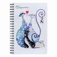 Блокнот Yes А4/120 пл.обл. Glamour cats (681761) ha