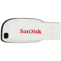 USB флеш накопитель SanDisk 16GB Cruzer Blade White USB 2.0 (SDCZ50C-016G-B35W) ha