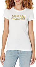 Жіноча футболка Armani Exchange з логотипом оригінал