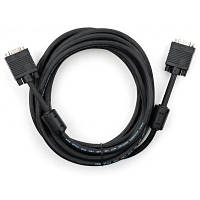 Кабель мультимедийный VGA 5 m MM ferrite Vinga (VCPDCVGAMM5MBK) ha