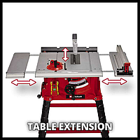 Мощная циркулярная пила Einhell TC-TS 2225 U : 1800/2200Вт, 254 мм диск, 48 зубов, 4250 об/мин (4340515) SSH