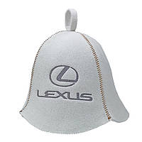 Банная шапка Luxyart "Lexus", искусственный фетр, белый (LA-916) dl