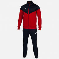 Спортивний костюм дитячий Joma OXFORD Чорний Червоний 129-140 см (102747.601)