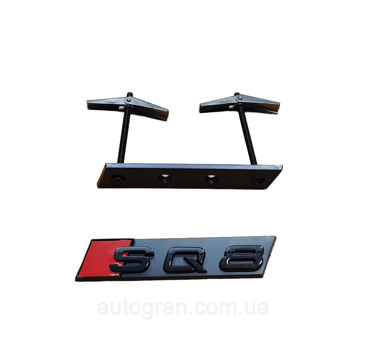 Емблема решітки радіатора Audi SQ8 чорна