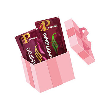 Набір тестерів "Protein Series" шампунь і кондиціонер Rain, 2х15 мл