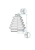 Пыльник привода колеса BMW 3 (E30) / BMW X1 (F48) / CITROEN 2 CV 1963-2020 г.