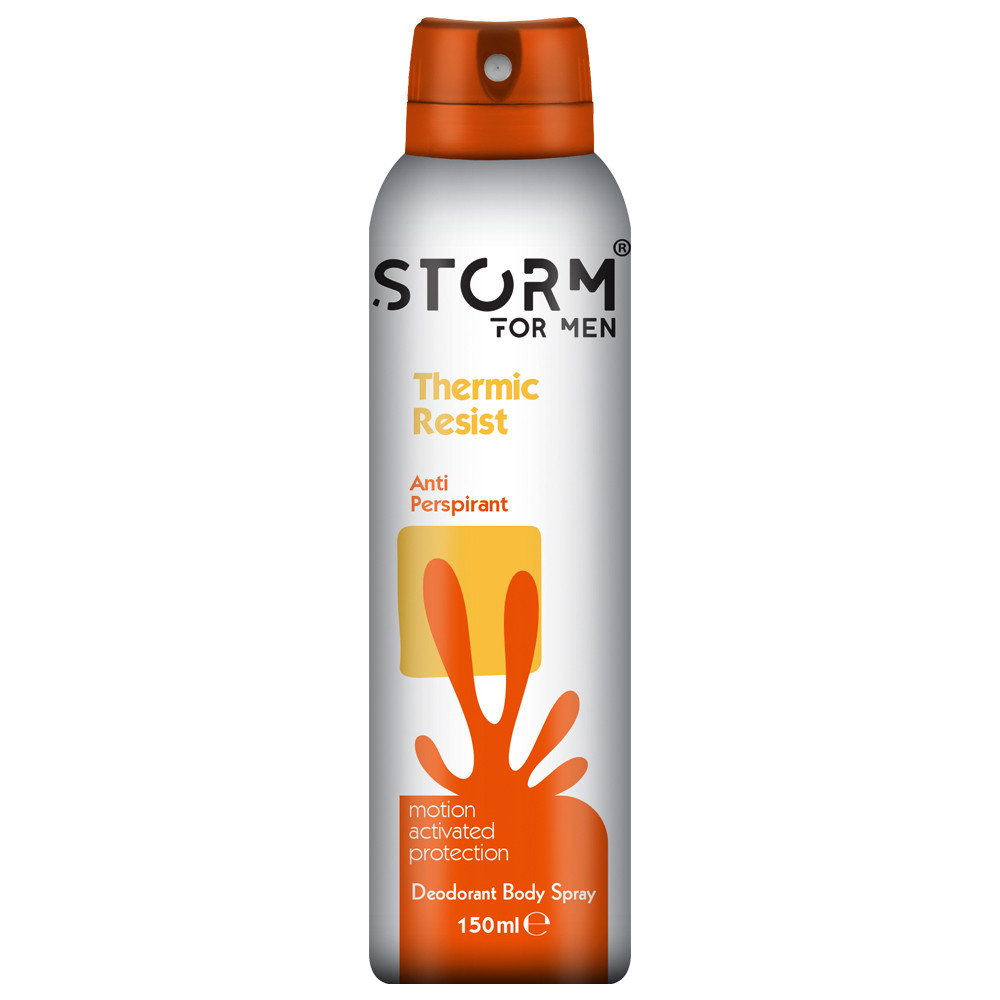 Чоловічий дезодорант-антиперспірант для тіла STORM Thermic Resist, 150 мл, фото 1