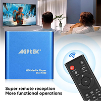 Сток Цифровий медіаплеєр AGPtek Mini 1080p Full-HD Ultra HDMI з пультом