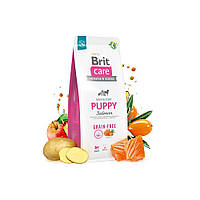 Сухой корм для щенков Brit Care Dog Grain-free Puppy беззерновой | (лосось) 1 кг m