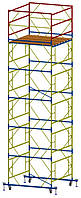 Строительная вышка тура 2х2, комплект 5+1 - 7,5м с домкратами