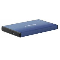 Карман внешний Gembird 2.5", USB 3.0, dark blue (EE2-U3S-3-DB) ha