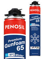 Пена монтажная PENOSIL Premium Gunfoam 65 Winter профессиональная зимняя