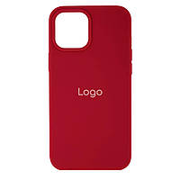 Чехол Silicone Case Full Size (AA) для iPhone 12 Pro Max Цвет 56.Wine red