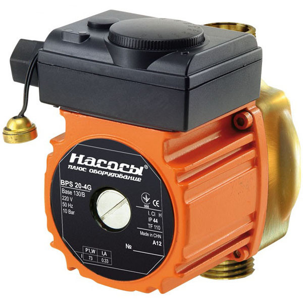 Циркуляційний насос BPS 20-4G-130/B «Насоси+» з терморегулятором, фото 1