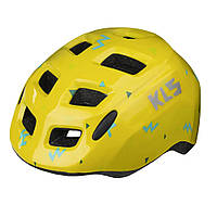 Велоcипедный шлем детский KLS Zigzag XS 45-50 cм Желтый