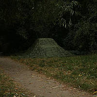 Маскирующая сетка Militex 2х2,5м Камуфляж Зеленая сетка для маскировки Kiborg (площадь 5 кв.м.) (