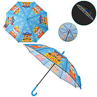 Детский зонтик со светоотражающими элементами Bambi PL82137 B Щенячий патруль, 67 см (PL82137 Blue-RT)