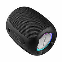 Портативная беспроводная акустика ZeaLot S53 Bluetooth V5/AUX/USB/TF/RGB 4400 мАг 5W Black