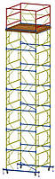 Строительная вышка тура 2х2, комплект 7+1 - 9,9м с домкратами