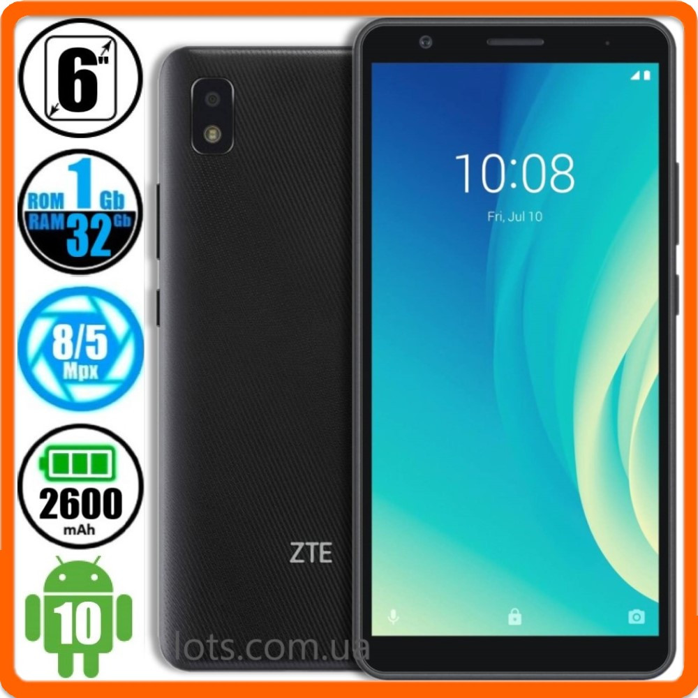 Смартфон ZTE Blade L210 (1/32GB) Blue