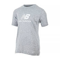 Дитяча Футболка New Balance Essentials Stacked Logo Jersey Сірий  137-147 (7dYT31541AG 137-147)