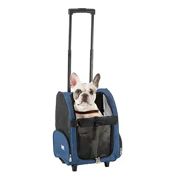 Візок для перевезення дрібних кішок та собак TROLLEY 32 x 28 x h 51 cm, фото 3