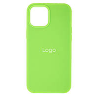 Чехол Silicone Case Full Size (AA) для iPhone 12 Pro Max Цвет 40.Shiny green