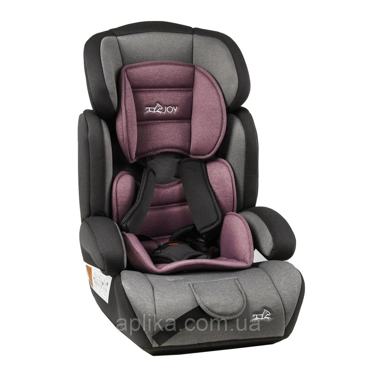 Автокрісло JOY 9-36 кг Grey/Pink (36800)