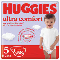 Подгузники Huggies Ultra Comfort 5 (12-22 кг) Mega 58 шт (5029053548784) mb ha