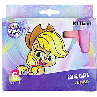 Крейда кольорова 6 цветоов Jumbo My Little Pony Kite LP21-073