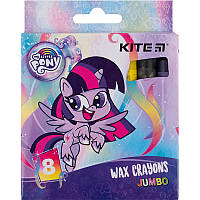 Мелки восковые 8 цветов Jumbo My Little Pony Kite LP21-076