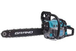 Бензопила для дому Grand БП-6300, Професійна бензинова ланцюгова пилка (1 шина, 1 ланцюг, 450 мм)