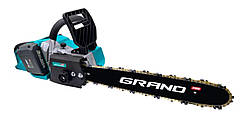 Ланцюгова акумуляторна пилка Grand АПЦ-M40V/16" BL ,Електропила на акумуляторі ( 405 мм, 2 акб)