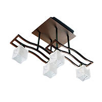 CORRIE 221/4 E14 Люстра стельова Coffee/Bronze 4x60W 220V