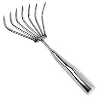 Грабли для рыхления почвы садовые Shuang Song G-01 (155/50 мм) нержавеющие