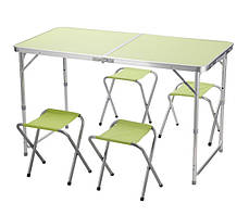 Стіл для кемпінгу пікніка зі стільцями 120х60х70см