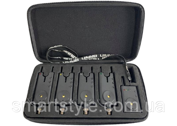 Сигналізатори набір в кейсі Brain 4+1, фото 1