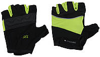 Женские перчатки для занятия спортом, велоперчатки Crivit желтые