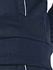 XL (50). Темно-синя чоловіча кофта з капюшоном з якісного трикотажу двунитки, фото 4