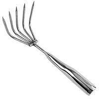 Грабли для рыхления почвы садовые Shuang Song G-01 (95/80мм) нержавеющие