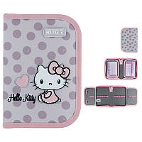 Пенал без наповнення Kite Hello Kitty HK24-622, 1 відділення, 2 відвороти