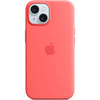 Чехол для мобильного телефона Apple iPhone 15 Silicone Case with MagSafe Guava (MT0V3ZM/A) ha