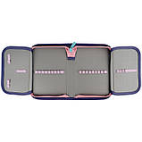 Пенал без наповнення Kite Pixel Love K24-622-5, 1 відділення, 2 відвороти, фото 4