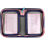 Пенал без наповнення Kite Pixel Love K24-622-5, 1 відділення, 2 відвороти, фото 3