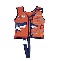 Жилет для плавания Swim Jacket Aqua Speed 878-75 оранжевый 18-30 кг, Vse-detyam