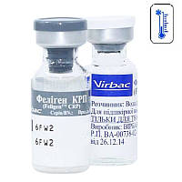 Вакцина Феліген CRP для котів 1 доза 2 флакони (розчинник плюс вакцина) Virbac