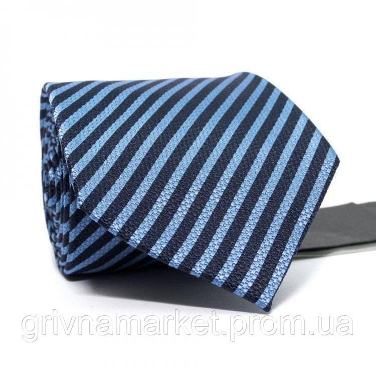 Краватка Чоловіча Синя У Блакитні смужки Gin-2457 GM, код: 2341255