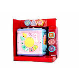 Розвиваюча іграшка-сортер Куб головоломка | Дитячий музичний сортер, фото 3