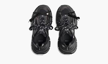 Кросівки Balenciaga 3XL Triple Black Mesh - 734734W3XL11010, фото 5