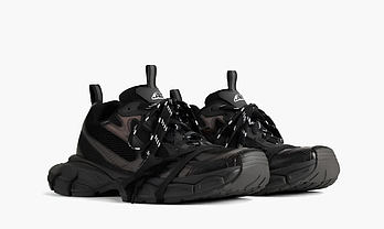 Кросівки Balenciaga 3XL Triple Black Mesh - 734734W3XL11010, фото 3